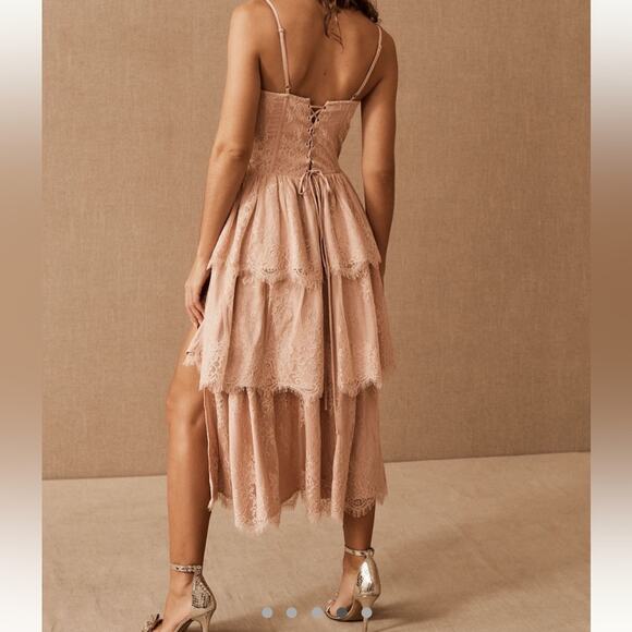 V. Chapman Mia Rose Dust Midi Dress - Picture 4 of 11